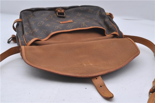 Auth Louis Vuitton Monogram Saumur 30 Shoulder Cross Body Bag M42256 LV 6504D