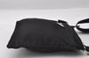 Authentic PRADA Nylon Tessuto Leather Shoulder Cross Body Bag Purse Black 6504I