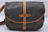 Auth Louis Vuitton Monogram Saumur 30 Shoulder Cross Body Bag M42256 LV 6505D