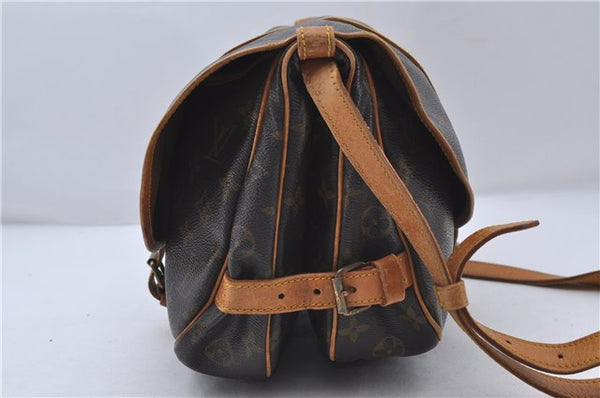 Auth Louis Vuitton Monogram Saumur 30 Shoulder Cross Body Bag M42256 LV 6505D