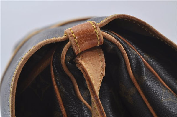 Auth Louis Vuitton Monogram Saumur 30 Shoulder Cross Body Bag M42256 LV 6505D