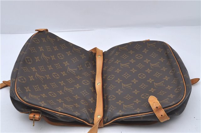 Auth Louis Vuitton Monogram Saumur 30 Shoulder Cross Body Bag M42256 LV 6505D