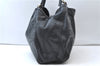 Authentic GUCCI Guccissima GG Leather Shoulder Tote Bag 223972 Black 6505E