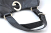 Authentic GUCCI Guccissima GG Leather Shoulder Tote Bag 223972 Black 6505E