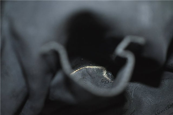 Authentic GUCCI Guccissima GG Leather Shoulder Tote Bag 223972 Black 6505E