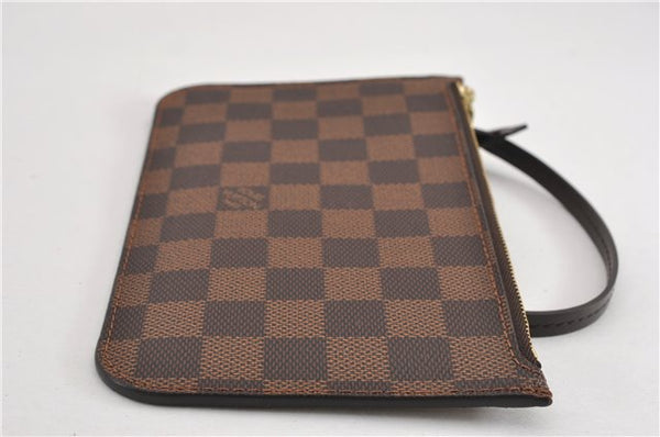 Authentic Louis Vuitton Damier Neverfull Pouch Purse Clutch Bag LV 6505F