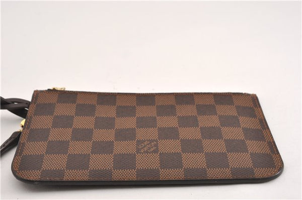 Authentic Louis Vuitton Damier Neverfull Pouch Purse Clutch Bag LV 6505F