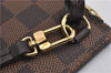 Authentic Louis Vuitton Damier Neverfull Pouch Purse Clutch Bag LV 6505F