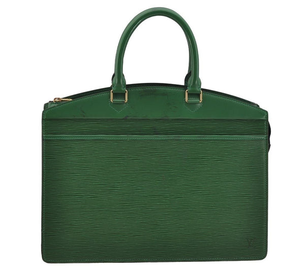 Authentic Louis Vuitton Epi Riviera Hand Bag Green M48184 LV Junk 6505I