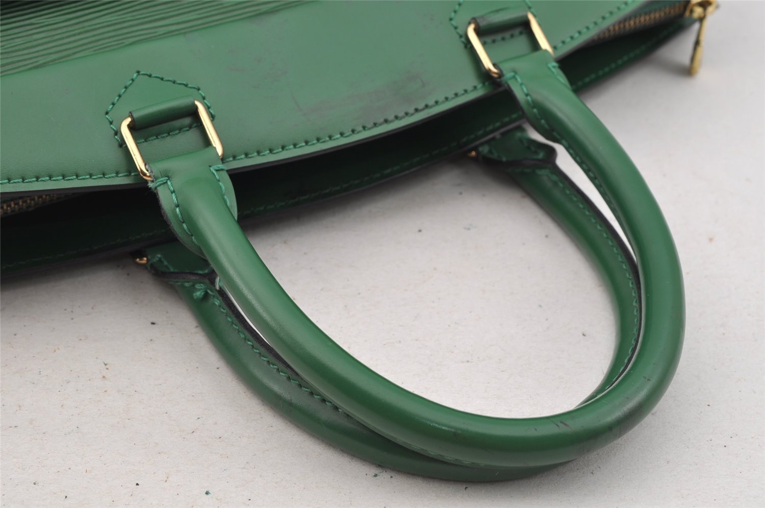 Authentic Louis Vuitton Epi Riviera Hand Bag Green M48184 LV Junk 6505I