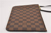 Authentic Louis Vuitton Damier Neverfull Pouch Purse Clutch Bag LV 6506F