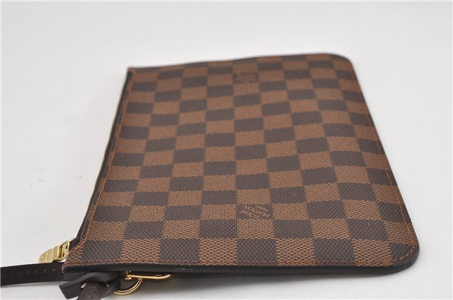 Authentic Louis Vuitton Damier Neverfull Pouch Purse Clutch Bag LV 6506F