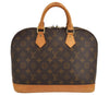Authentic Louis Vuitton Monogram Alma Hand Bag Purse M51130 LV 6506I