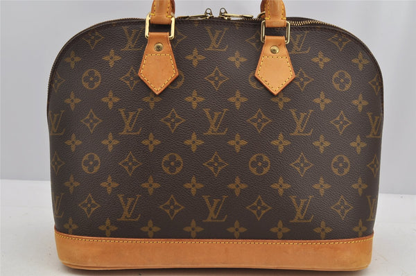 Authentic Louis Vuitton Monogram Alma Hand Bag Purse M51130 LV 6506I