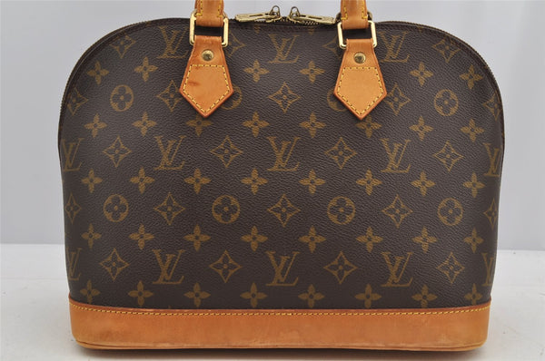 Authentic Louis Vuitton Monogram Alma Hand Bag Purse M51130 LV 6506I