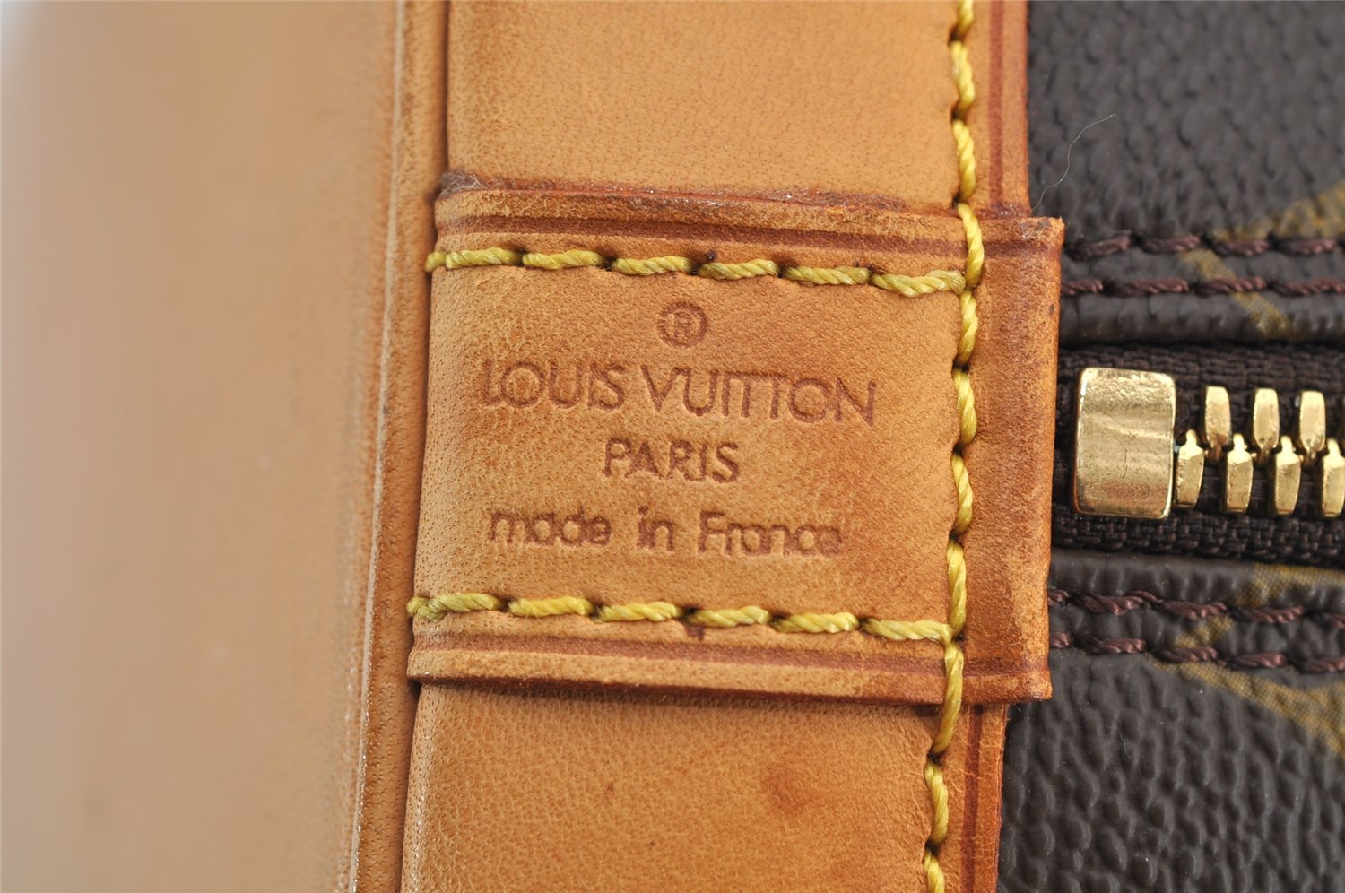 Authentic Louis Vuitton Monogram Alma Hand Bag Purse M51130 LV 6506I