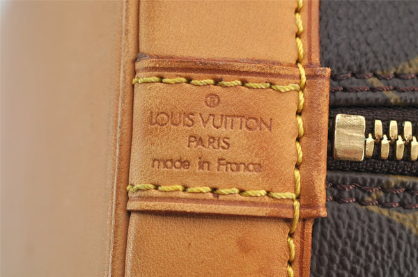 Authentic Louis Vuitton Monogram Alma Hand Bag Purse M51130 LV 6506I