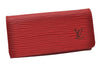 Authentic Louis Vuitton Epi Multicles 4 Key Case Red M63827 LV 6507I