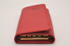 Authentic Louis Vuitton Epi Multicles 4 Key Case Red M63827 LV 6507I