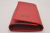 Authentic Louis Vuitton Epi Multicles 4 Key Case Red M63827 LV 6507I