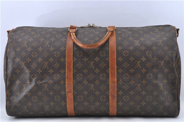 Auth LOUIS VUITTON Monogram Keepall Bandouliere 60 Boston Bag M41412 LV 6508C