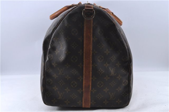 Auth LOUIS VUITTON Monogram Keepall Bandouliere 60 Boston Bag M41412 LV 6508C