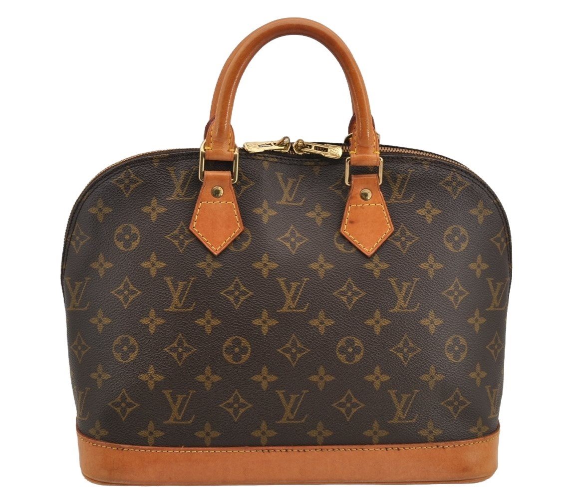 Authentic Louis Vuitton Monogram Alma Hand Bag Purse M51130 LV 6509I