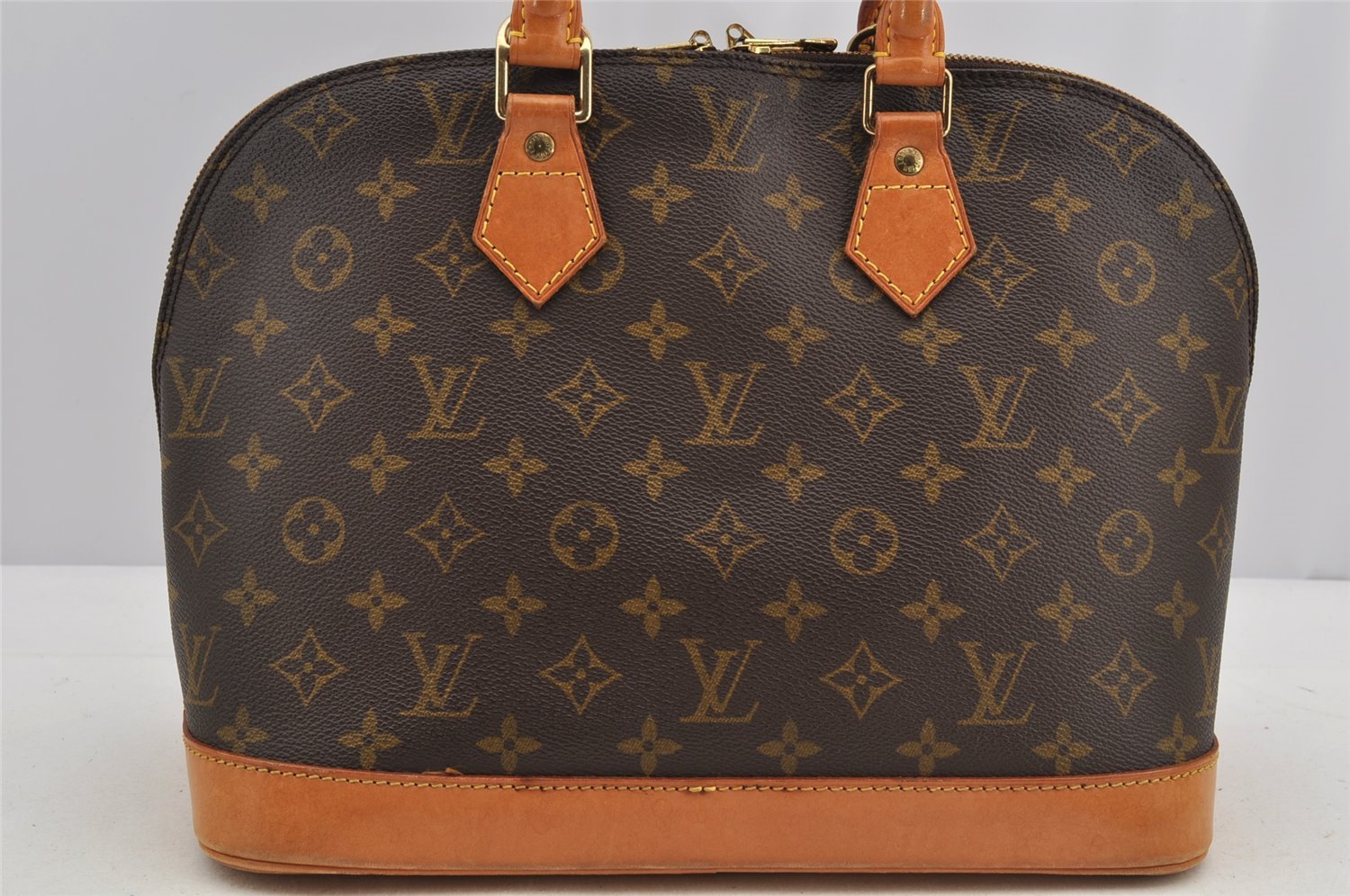 Authentic Louis Vuitton Monogram Alma Hand Bag Purse M51130 LV 6509I