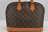 Authentic Louis Vuitton Monogram Alma Hand Bag Purse M51130 LV 6509I