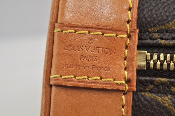 Authentic Louis Vuitton Monogram Alma Hand Bag Purse M51130 LV 6509I