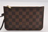 Authentic Louis Vuitton Damier Neverfull Pouch Purse Clutch Bag LV 6510F