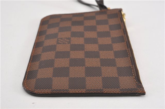 Authentic Louis Vuitton Damier Neverfull Pouch Purse Clutch Bag LV 6510F