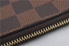 Authentic Louis Vuitton Damier Neverfull Pouch Purse Clutch Bag LV 6510F