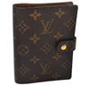 Authentic Louis Vuitton Monogram Agenda PM Notebook Cover R20005 LV 6511I