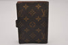 Authentic Louis Vuitton Monogram Agenda PM Notebook Cover R20005 LV 6511I