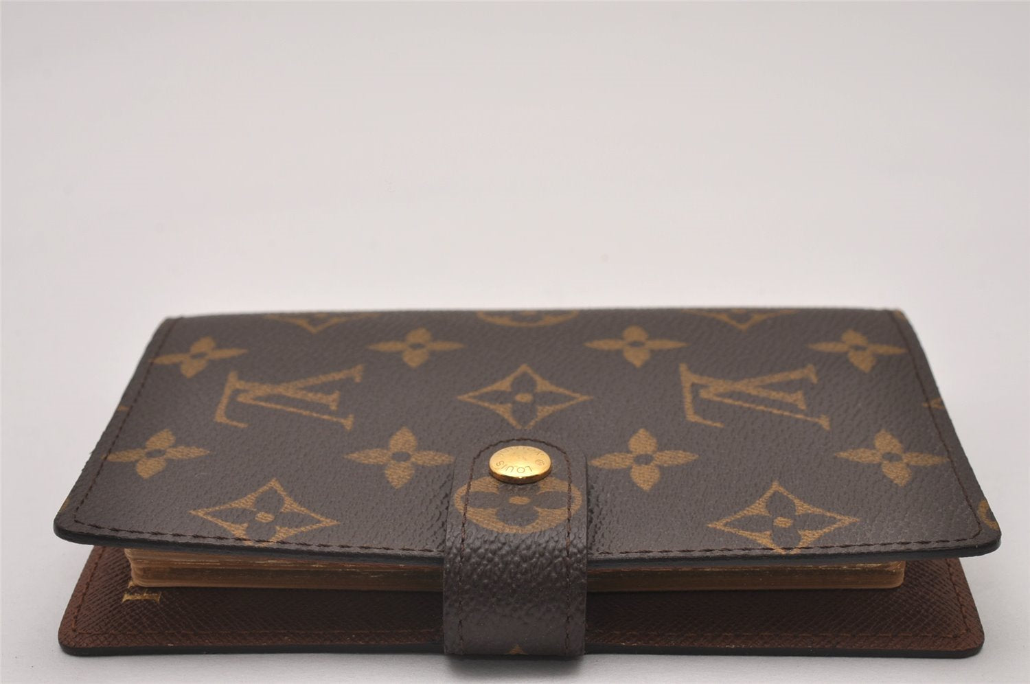 Authentic Louis Vuitton Monogram Agenda PM Notebook Cover R20005 LV 6511I