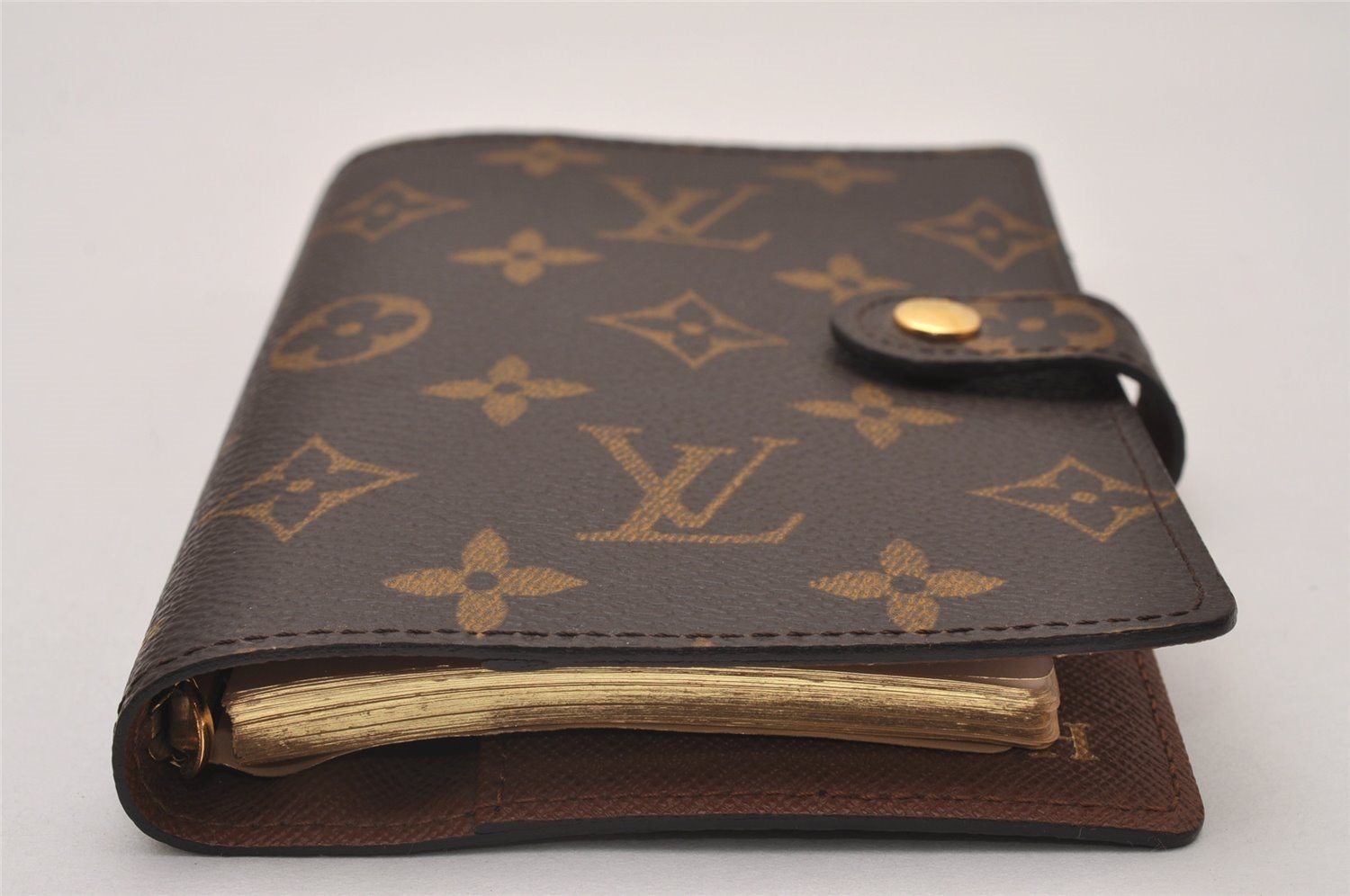 Authentic Louis Vuitton Monogram Agenda PM Notebook Cover R20005 LV 6511I