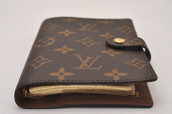 Authentic Louis Vuitton Monogram Agenda PM Notebook Cover R20005 LV 6511I
