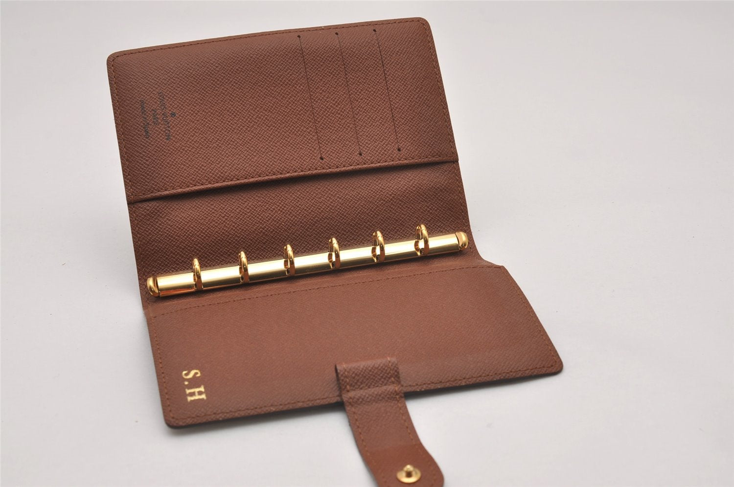 Authentic Louis Vuitton Monogram Agenda PM Notebook Cover R20005 LV 6511I