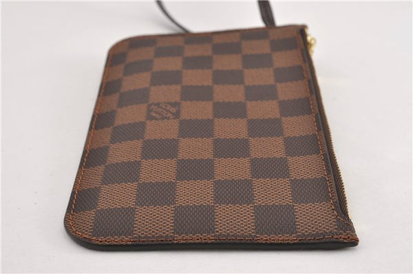 Authentic Louis Vuitton Damier Neverfull Pouch Purse Clutch Bag LV 6512F