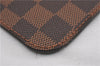 Authentic Louis Vuitton Damier Neverfull Pouch Purse Clutch Bag LV 6512F