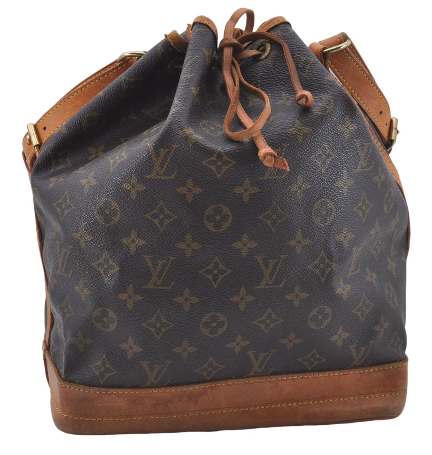 Authentic Louis Vuitton Monogram Noe Shoulder Bag M42224 LV 6515D