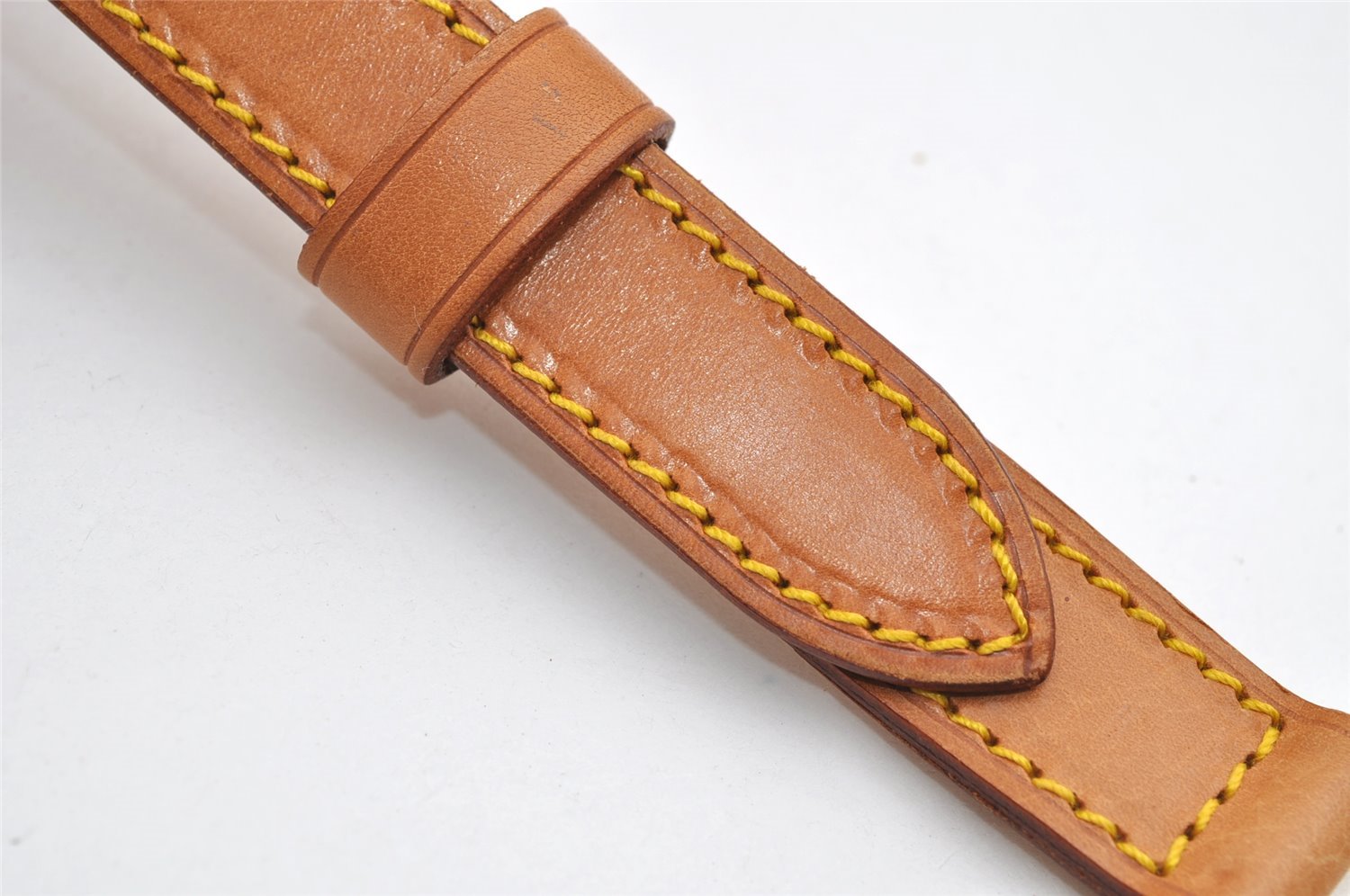 Authentic Louis Vuitton Leather Shoulder Strap Beige 35.8-42.9