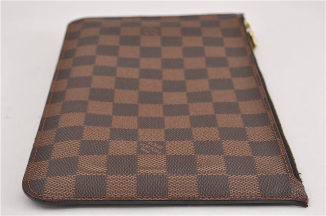 Authentic Louis Vuitton Damier Neverfull Pouch Purse Clutch Bag LV 6516F