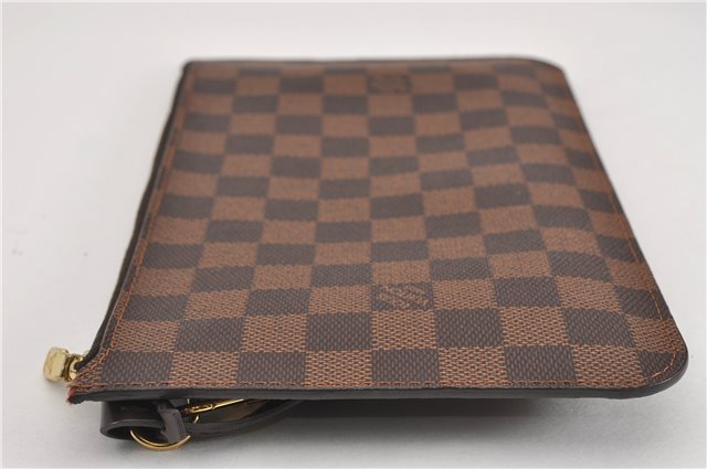 Authentic Louis Vuitton Damier Neverfull Pouch Purse Clutch Bag LV 6516F