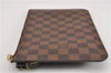 Authentic Louis Vuitton Damier Neverfull Pouch Purse Clutch Bag LV 6516F