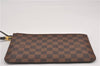 Authentic Louis Vuitton Damier Neverfull Pouch Purse Clutch Bag LV 6516F