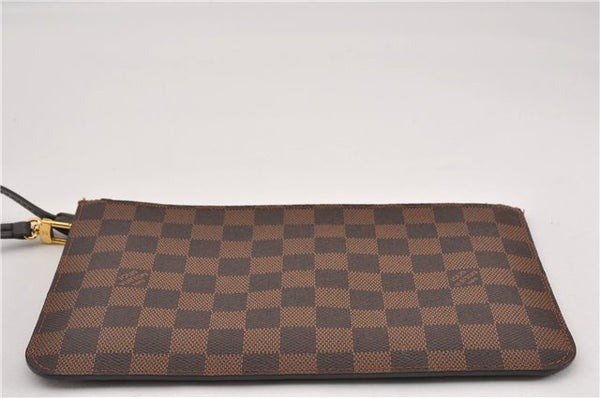 Authentic Louis Vuitton Damier Neverfull Pouch Purse Clutch Bag LV 6516F