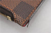 Authentic Louis Vuitton Damier Neverfull Pouch Purse Clutch Bag LV 6516F