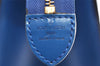 Authentic Louis Vuitton Epi Riviera Hand Bag Blue M48185 LV Junk 6516I